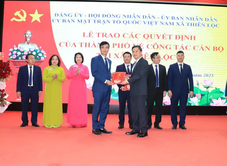 Chỉ định Chủ tịch, Phó Chủ tịch Ủy ban nhân dân xã Thiên Lộc nhiệm kỳ 2021 - 2026- Ảnh 1.