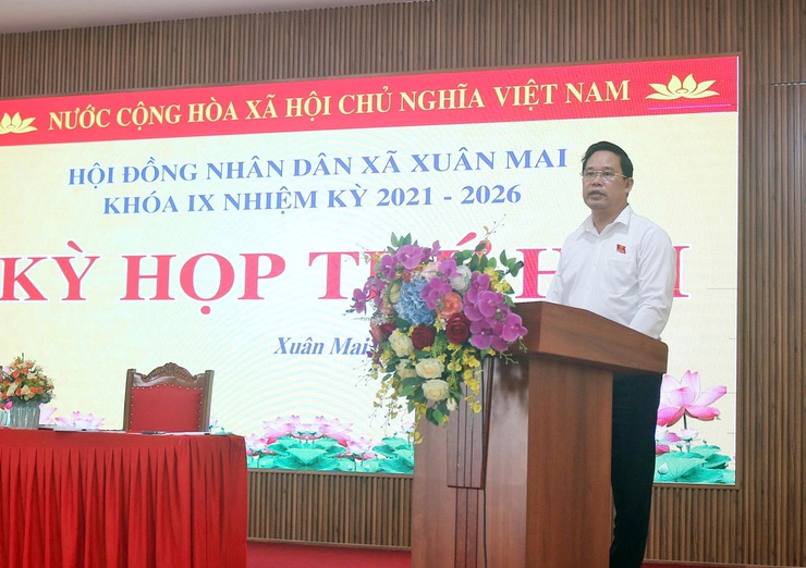 HĐND xã Xuân Mai tổ chức thành công kỳ họp thứ hai- Ảnh 5.