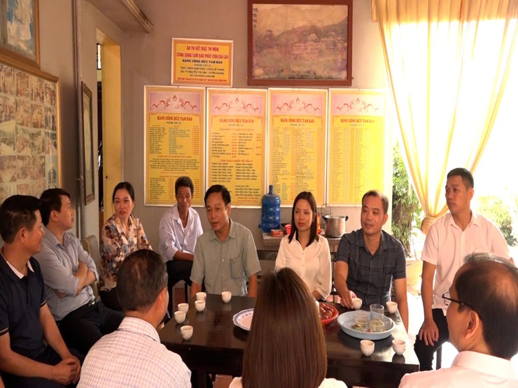 Các đồng chí lãnh đạo xã Hương Sơn thăm các cơ sở tôn giáo trên địa bàn- Ảnh 7.