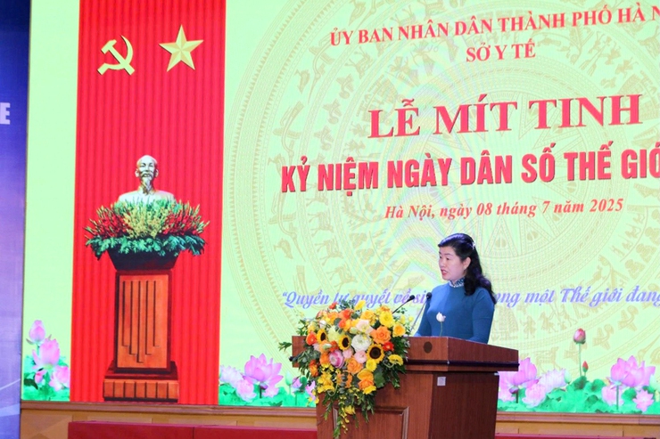 UBND phường Thanh Xuân phối hợp với Sở Y tế Hà Nội tổ chức Lễ mít tinh kỷ niệm 38 năm ngày Dân số Thế giới (11/7/1987-11/7/2025) - Ảnh 3.