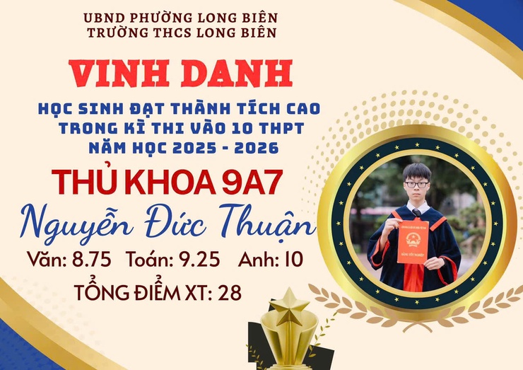 Tự hào học sinh phường Long Biên- Ảnh 5.