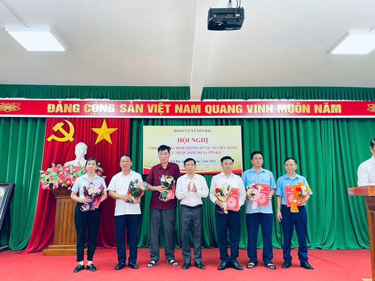 Xã Yên Bài kiện toàn hệ thống tổ chức cơ sở đảng trực thuộc - tăng cường sức mạnh lãnh đạo từ cơ sở.- Ảnh 4.