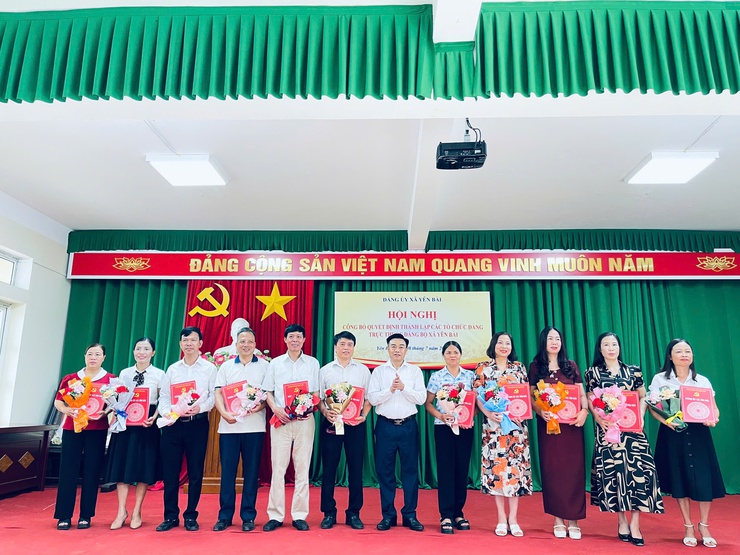 Xã Yên Bài kiện toàn hệ thống tổ chức cơ sở đảng trực thuộc - tăng cường sức mạnh lãnh đạo từ cơ sở.- Ảnh 6.