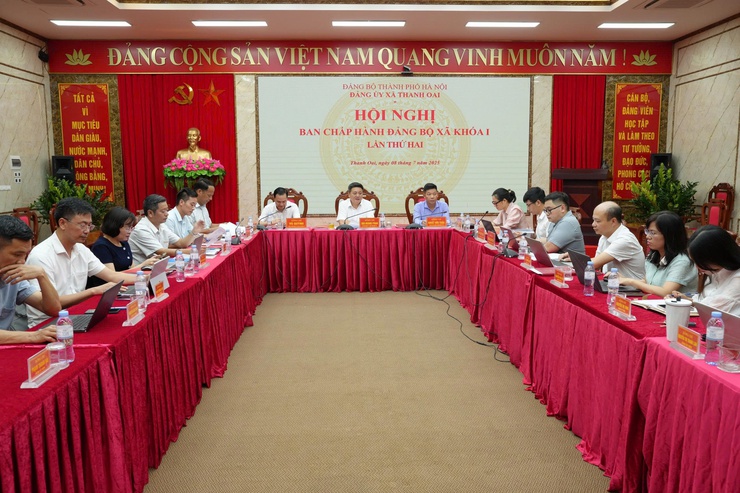 Hội nghị lần thứ 2, Ban chấp hành Đảng bộ xã Thanh Oai khóa I, nhiệm kỳ 2025 – 2030- Ảnh 1.