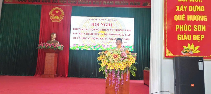 Xã Phúc Sơn tổ chức Hội nghị triển khai một số nhiệm trọng tâm sau sáp nhập- Ảnh 2.