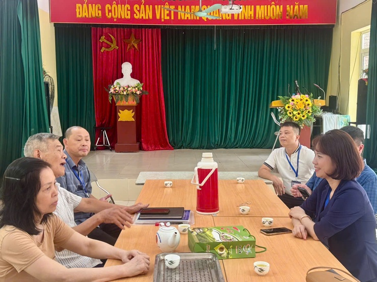 Lãnh đạo UBND phường Bồ Đề khảo sát hoạt động các Nhà văn hóa tổ dân phố trên địa bàn- Ảnh 1.