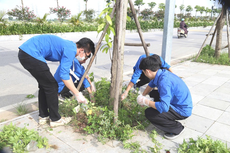 TUỔI TRẺ XÃ THƯỜNG TÍN RA QUÂN NGÀY CHỦ NHẬT XANH- Ảnh 5.