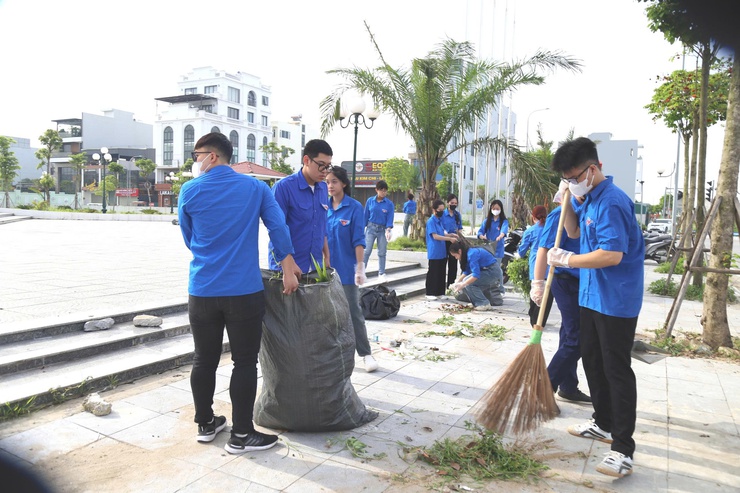 TUỔI TRẺ XÃ THƯỜNG TÍN RA QUÂN NGÀY CHỦ NHẬT XANH- Ảnh 3.