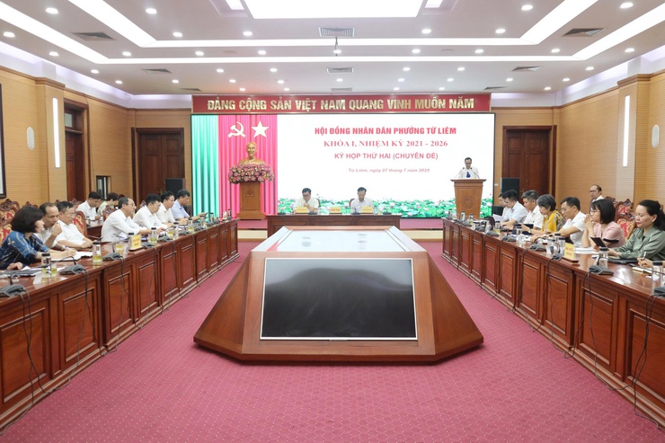 Kỳ họp thứ Hai HĐND phường Từ Liêm khóa I, nhiệm kỳ 2021-2026- Ảnh 3.
