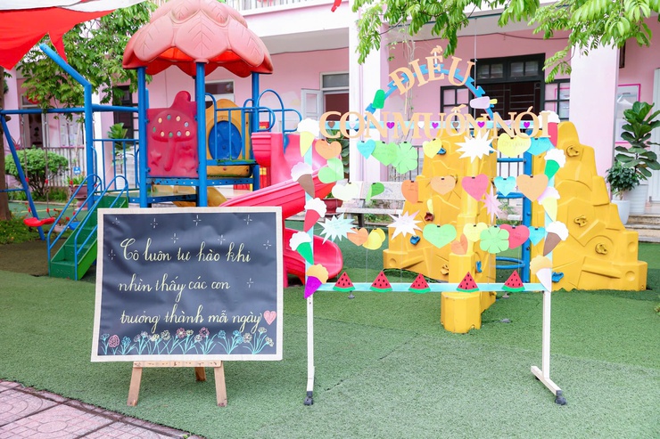 Trường Mầm non B Đông Mỹ tạo điều kiện tốt nhất để trẻ phát triển toàn diện- Ảnh 3.