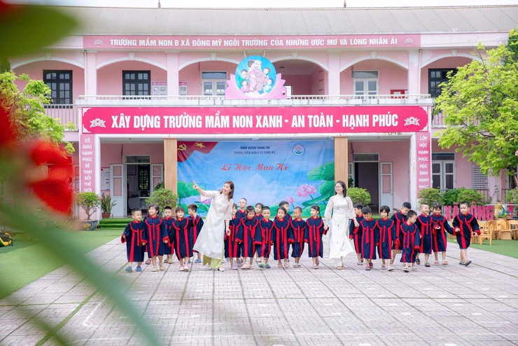 Trường Mầm non B Đông Mỹ tạo điều kiện tốt nhất để trẻ phát triển toàn diện- Ảnh 2.