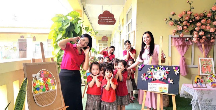 Mầm non A Đông Mỹ - Nơi ươm mầm và chắp cánh những ước mơ trẻ thơ- Ảnh 4. Mầm non A Đông Mỹ - Nơi ươm mầm và chắp cánh những ước mơ trẻ thơ- Ảnh 4.