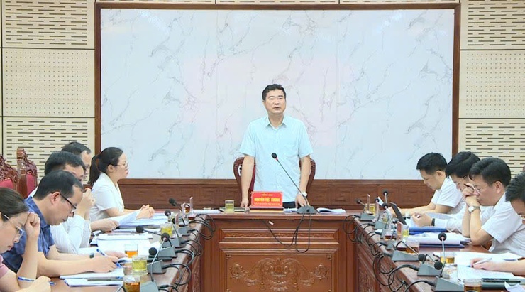 Ban Chấp hành Đảng bộ xã Phúc Thọ nghe báo cáo, thảo luận một số nội dung tổ chức Đại hội Đảng- Ảnh 4.