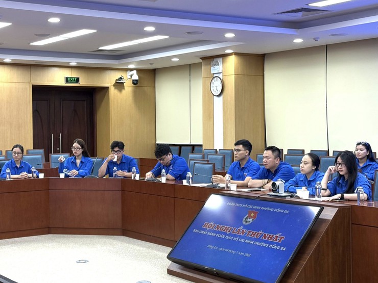 Hội nghị lần thứ nhất Ban Chấp hành Đoàn Thanh niên phường Đống Đa- Ảnh 2.