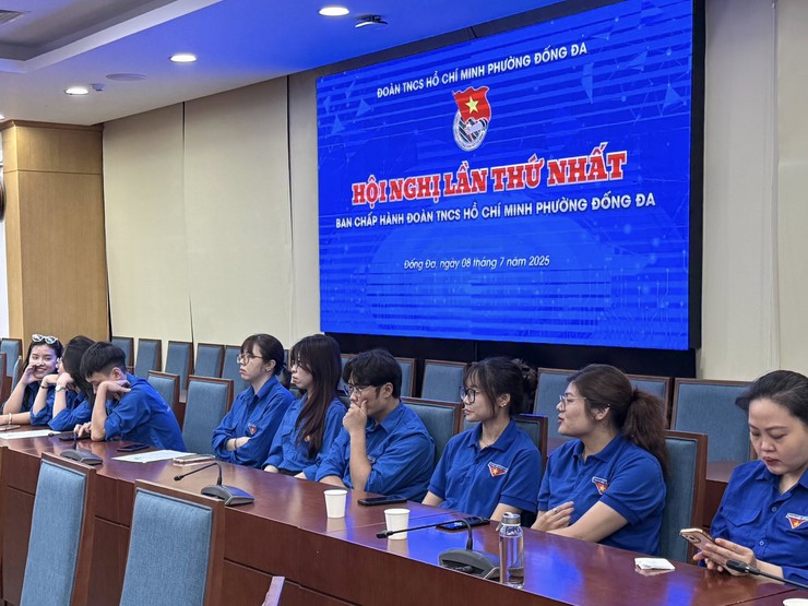 Hội nghị lần thứ nhất Ban Chấp hành Đoàn Thanh niên phường Đống Đa- Ảnh 3.