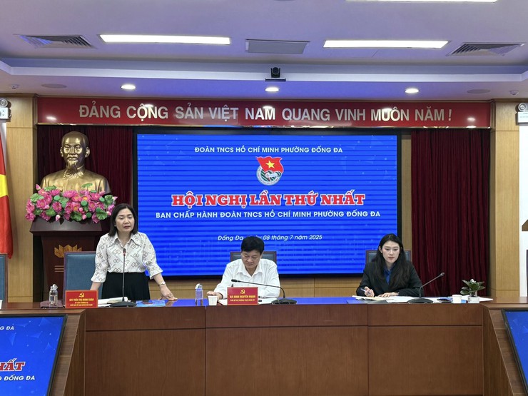 Hội nghị lần thứ nhất Ban Chấp hành Đoàn Thanh niên phường Đống Đa- Ảnh 8.