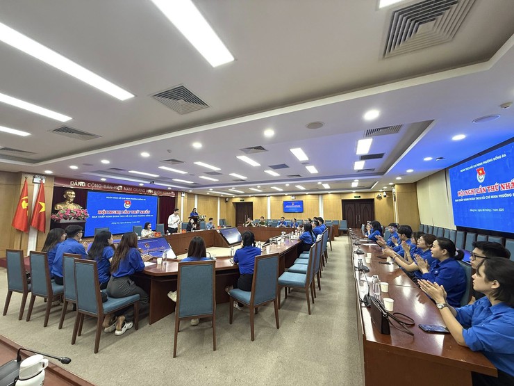 Hội nghị lần thứ nhất Ban Chấp hành Đoàn Thanh niên phường Đống Đa- Ảnh 1.