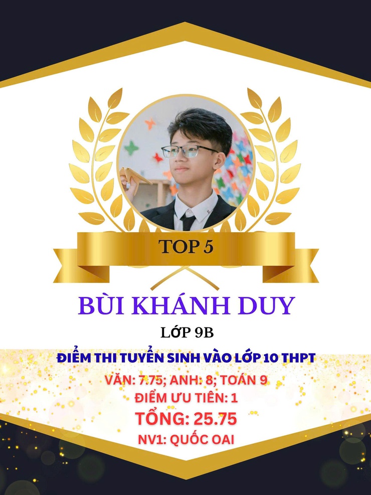 Trường THCS Thạch Thán vinh danh học sinh tiêu biểu đạt thành tích cao trong kỳ thi vào lớp 10 THPT năm học 2025–2026- Ảnh 8.