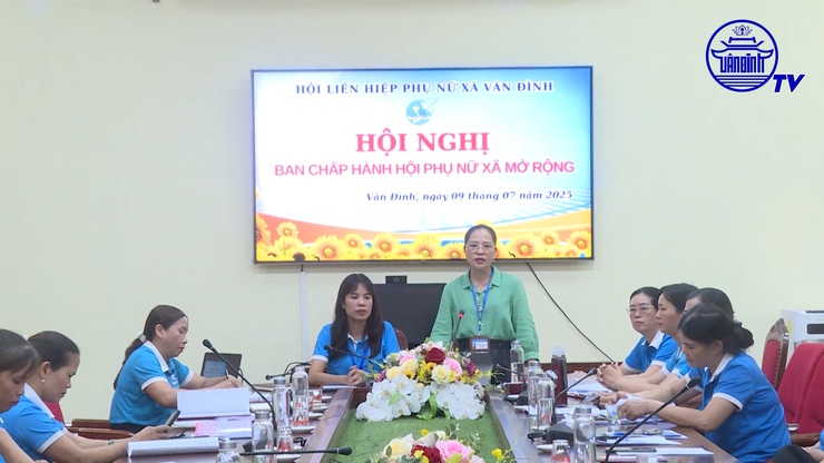 Ban Thường vụ Hội LHPN xã Vân Đình tổ chức Hội nghị Ban Chấp hành mở rộng- Ảnh 1.