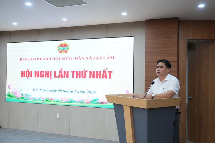 Hội nghị lần thứ Nhất Ban Chấp hành HND xã Gia Lâm- Ảnh 2.