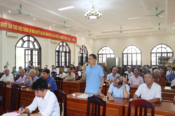 Tổ đại biểu số 9 HĐND xã tiếp xúc cử tri- Ảnh 4.