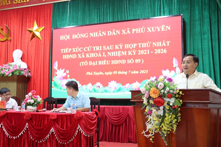 Tổ đại biểu số 9 HĐND xã tiếp xúc cử tri- Ảnh 5.
