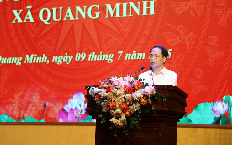 Đảng ủy xã Quang Minh công bố quyết định thành lập các chi bộ trực thuộc Đảng bộ xã; quán triệt, triển khai kế hoạch tổ chức đại hội Đảng bộ xã Quang Minh lần thứ I, nhiệm kỳ 2025 - 2030- Ảnh 3.