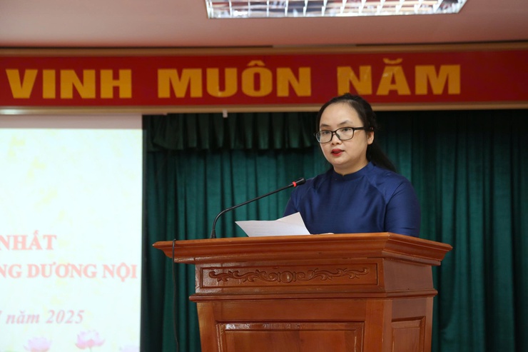Ủy ban MTTQ Việt Nam phường Dương Nội tổ chức thành công Hội nghị lần thứ Nhất- Ảnh 2.