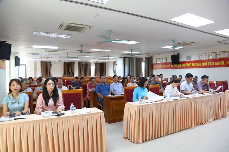 Ủy ban MTTQ Việt Nam phường Dương Nội tổ chức thành công Hội nghị lần thứ Nhất- Ảnh 1.