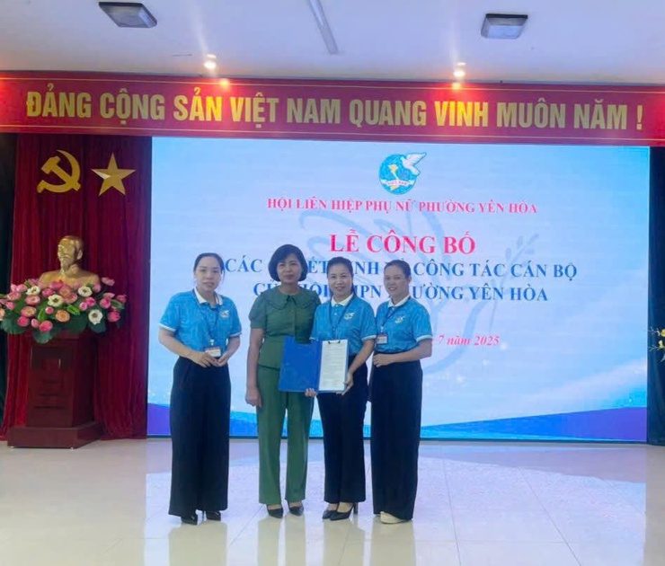 Hội LHPN phường Yên Hòa đã tổ chức thành công Hội nghị Ban chấp hành lần thứ Nhất- Ảnh 2.