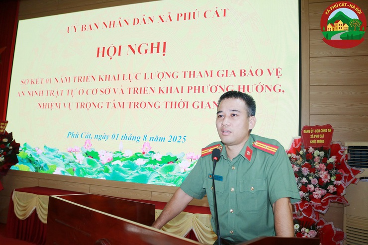 Phú Cát: Sơ kết 1 năm triển khai lực lượng tham gia bảo vệ an ninh, trật tự ở cơ sở- Ảnh 4.