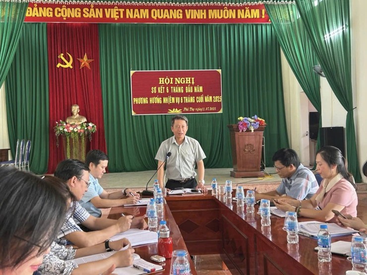 PHÓ BÍ THƯ THƯỜNG TRỰC ĐẢNG ỦY XÃ SÓC SƠN VƯƠNG NGUYÊN MINH LÀM VIỆC VỚI CÁC 6 THÔN- Ảnh 1.