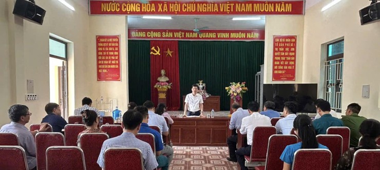 THƯỜNG TRỰC ĐẢNG ỦY XÃ SÓC SƠN LÀM VIỆC VỚI CÁC THÔN- Ảnh 1.