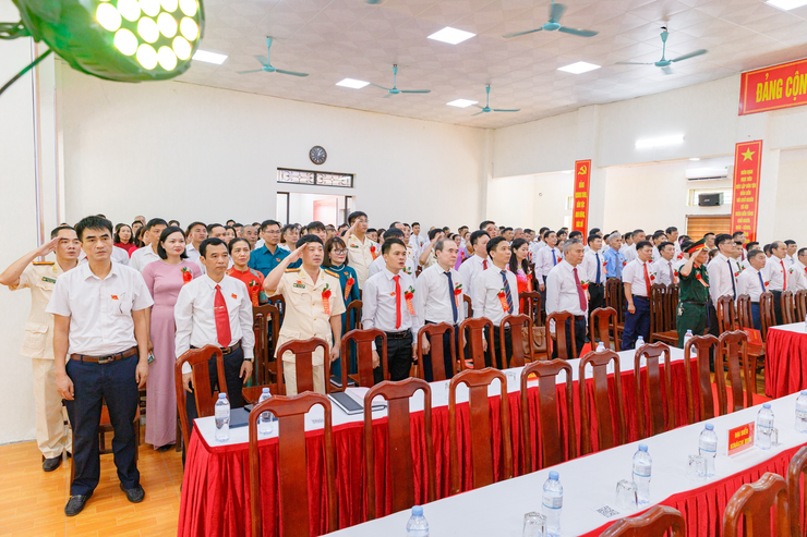KHAI MẠC PHIÊN TRÙ BỊ ĐẠI HỘI ĐẠI BIỂU ĐẢNG BỘ XÃ DÂN HÒA LẦN THỨ I, NHIỆM KỲ 2025–2030- Ảnh 2.