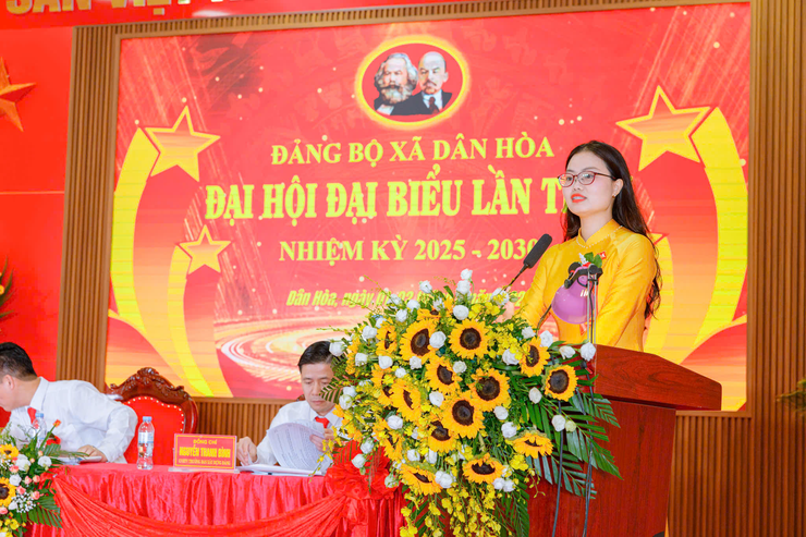 KHAI MẠC PHIÊN TRÙ BỊ ĐẠI HỘI ĐẠI BIỂU ĐẢNG BỘ XÃ DÂN HÒA LẦN THỨ I, NHIỆM KỲ 2025–2030- Ảnh 13.