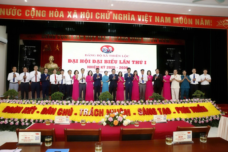 Ngày làm việc thứ nhất Đại hội đại biểu Đảng bộ xã Thiên Lộc lần thứ Nhất, nhiệm kỳ 2025 - 2030- Ảnh 25.