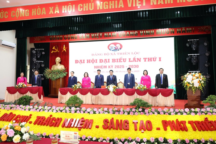 Ngày làm việc thứ nhất Đại hội đại biểu Đảng bộ xã Thiên Lộc lần thứ Nhất, nhiệm kỳ 2025 - 2030- Ảnh 5.