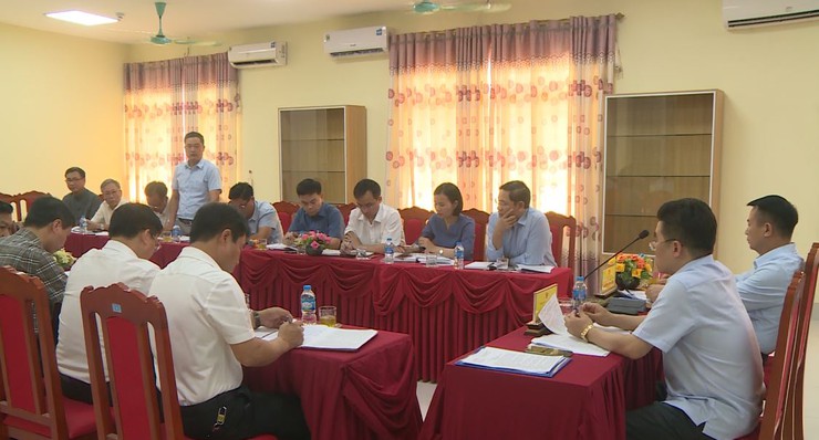 UBND xã Hát Môn tổ chức hội nghị triển khai một số nội dung về công tác quản lý Di tích Quốc gia đặc biệt Đền Hát Môn- Ảnh 1.