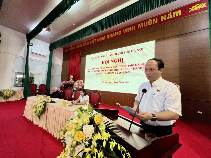 ĐẠI BIỂU HĐND THÀNH PHỐ HÀ NỘI TIẾP XÚC CỬ TRI SAU KỲ HỌP THỨ 25 CỦA HĐND THÀNH PHỐ KHÓA XVI, NHIỆM KỲ 2021 - 2026- Ảnh 2.