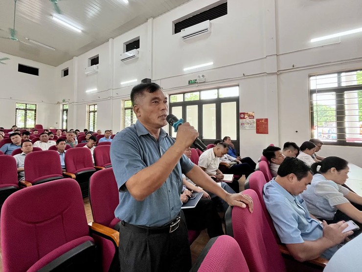 ĐẠI BIỂU HĐND THÀNH PHỐ HÀ NỘI TIẾP XÚC CỬ TRI SAU KỲ HỌP THỨ 25 CỦA HĐND THÀNH PHỐ KHÓA XVI, NHIỆM KỲ 2021 - 2026- Ảnh 3.
