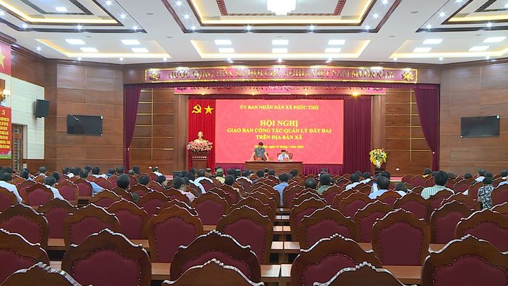 UBND xã Phúc Thọ giao ban công tác quản lý đất đai trên địa bàn xã- Ảnh 5.