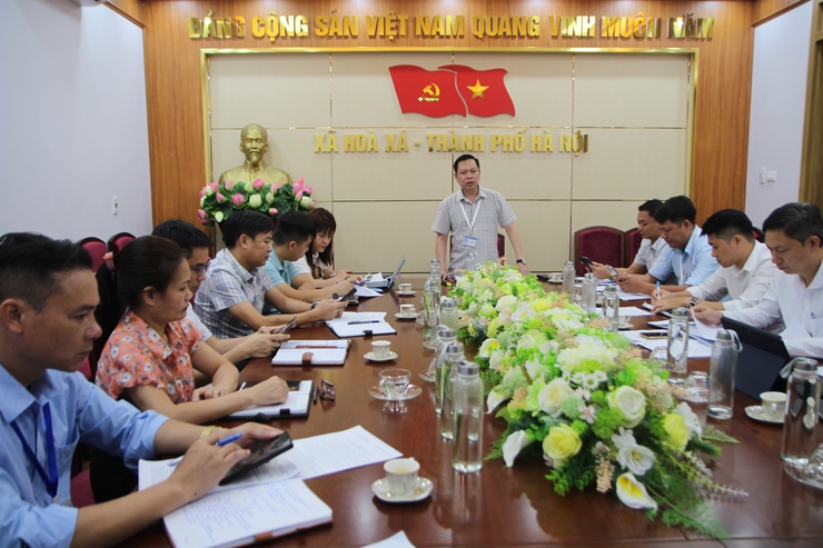 UBND xã Hòa Xá tổ chức họp giao ban công tác tháng 7, triển khai nhiệm vụ trọng tâm tháng 8/2025- Ảnh 1.