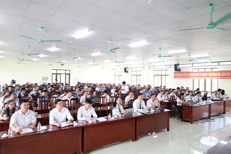 UBND xã Suối Hai tổ chức Hội nghị tuyên truyền Nghị quyết sửa đổi Hiến pháp và Luật Tổ chức chính quyền địa phương hai cấp- Ảnh 2.