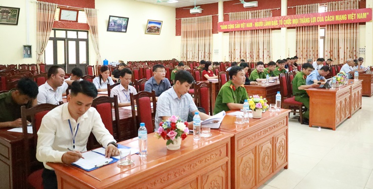 UBND xã Minh Châu tổ chức Hội nghị triển khai công tác phòng cháy chữa cháy và cứu nạn cứu hộ sau khi tổ chức chính quyền hai cấp- Ảnh 1.