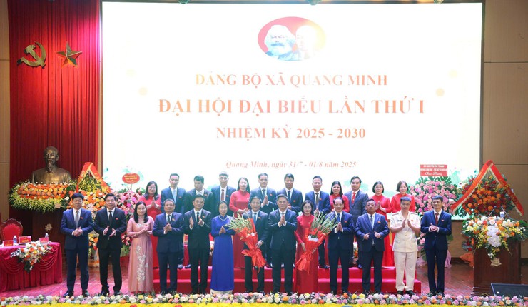 Đại hội đại biểu Đảng bộ xã Quang Minh lần thứ I, nhiệm kỳ 2025-2030 thành công tốt đẹp - Ảnh 10.