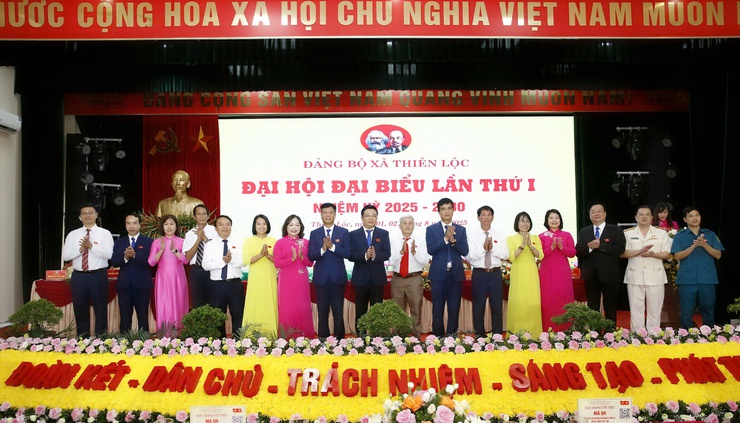 Ngày làm việc thứ nhất Đại hội đại biểu Đảng bộ xã Thiên Lộc lần thứ Nhất, nhiệm kỳ 2025 - 2030- Ảnh 22.