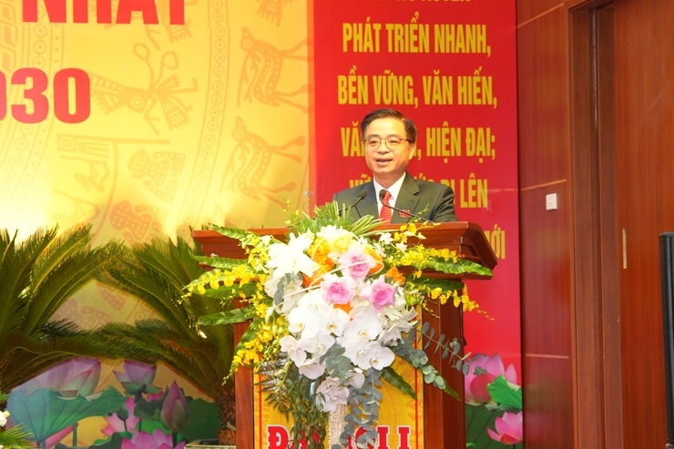 Phiên làm việc đầu tiên của Đại hội đại biểu Đảng bộ xã Phú Xuyên lần thứ I, nhiệm kỳ 2025 - 2030- Ảnh 14.
