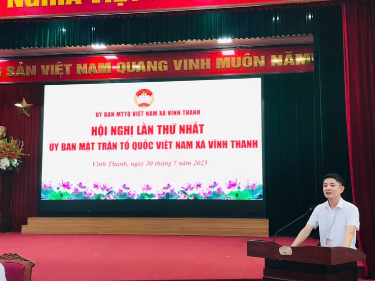 Ủy ban Mặt trận Tổ quốc Việt Nam xã Vinh Thanh tô chưc Hội nghị lần thứ Nhất, nhiệm kỳ 2025-2030- Ảnh 5.