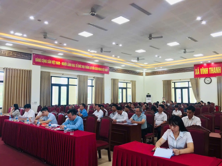 Ủy ban Mặt trận Tổ quốc Việt Nam xã Vinh Thanh tô chưc Hội nghị lần thứ Nhất, nhiệm kỳ 2025-2030- Ảnh 2.