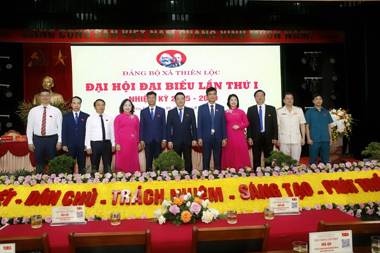 Ngày làm việc thứ nhất Đại hội đại biểu Đảng bộ xã Thiên Lộc lần thứ Nhất, nhiệm kỳ 2025 - 2030- Ảnh 16.